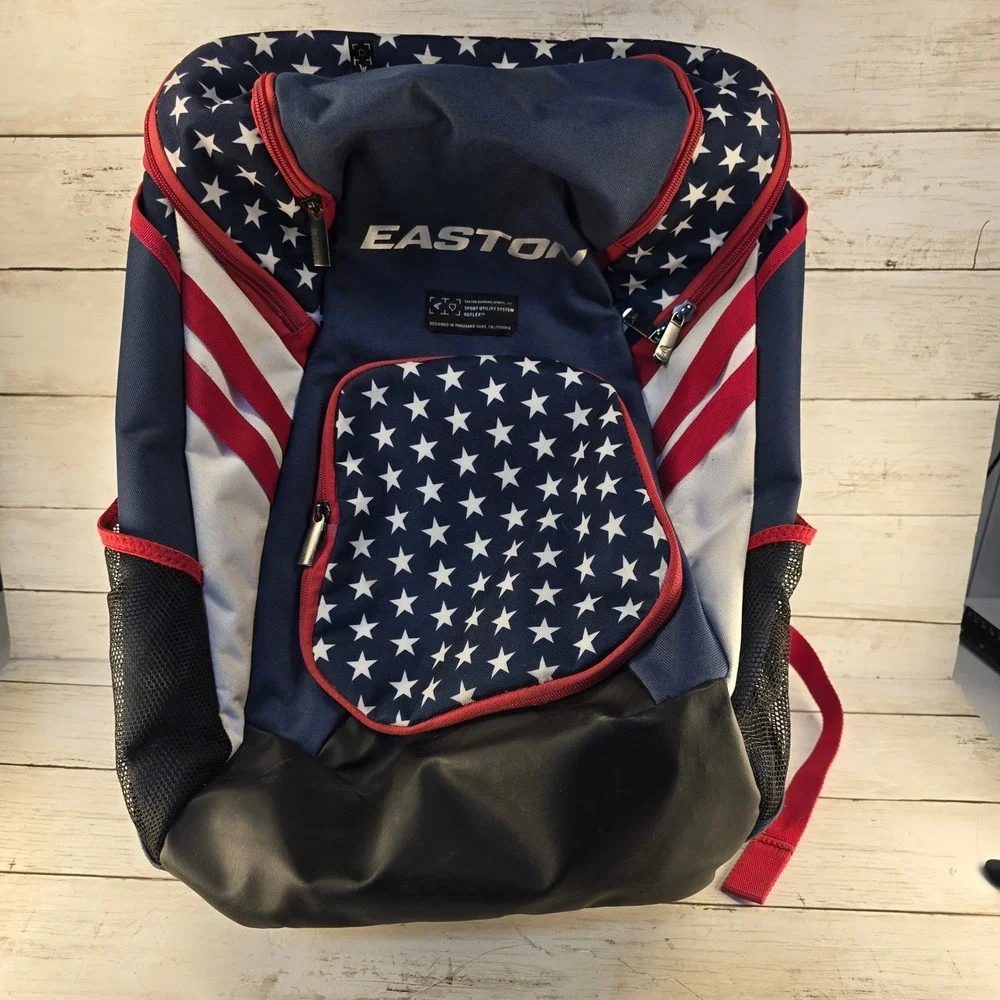 Easton Reflex Sport Utility Baseball Softball Backpack Stars Stripes USA